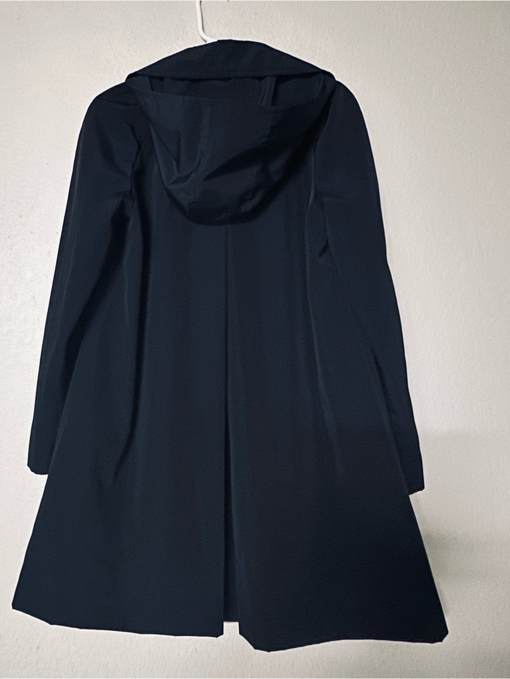Calvin Klein Women's Black Hooded Trench Coat